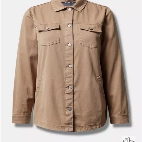 Torrid Denim Shacket - Picture 3 of 3